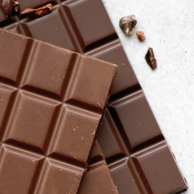 Squares of chocolate