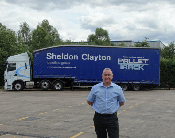 Scott Campbell of Sheldon Clayton pictured in front of a truck