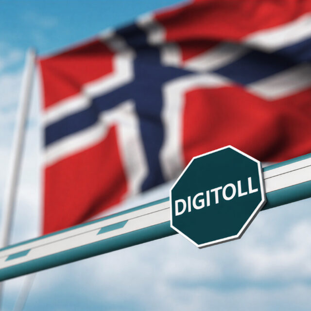 A picture of the Norwegian flag
