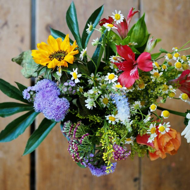 A bunch of flowers
