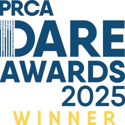 dare awards 25 winner PRCA Dare Awards 2025 winner's badge